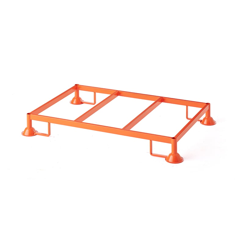 Levně Kovová paleta ATTACH, 1200x800x152 mm, nosnost 500 kg