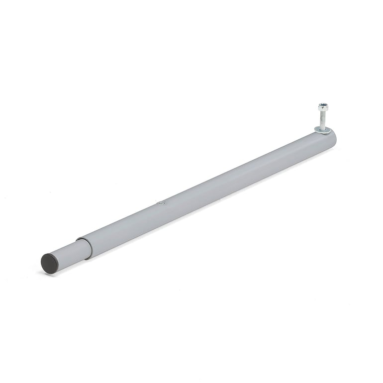 Levně Výškově nastavitelná noha ke stolu Borås + Sonitus, 720-900 mm, stříbrná