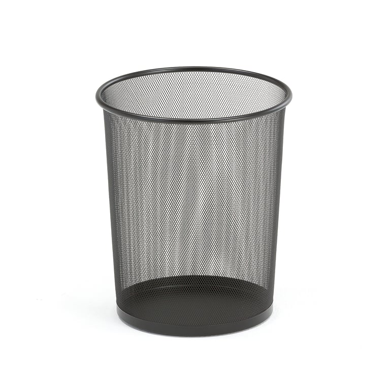 Levně Odpadkový koš, Ø 295x355 mm, 18 l, černý