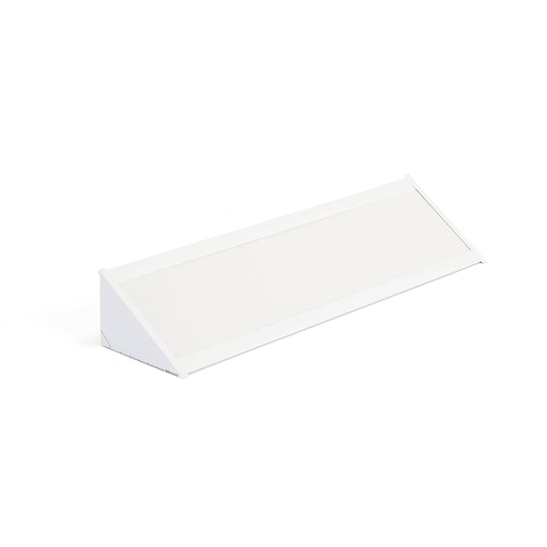 Levně Akustický panel, rohový, 1200x300x200 mm, bílý
