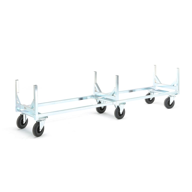 Levně Vozík na dlouhý materiál DRIVER, 800 kg, 2800x608 mm