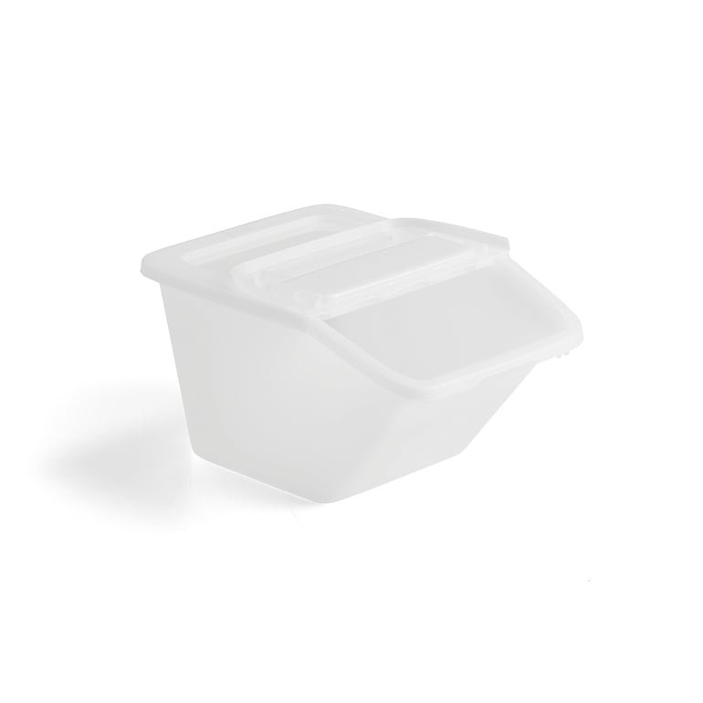 Levně Úložný box FENTON, 34 l, bílý