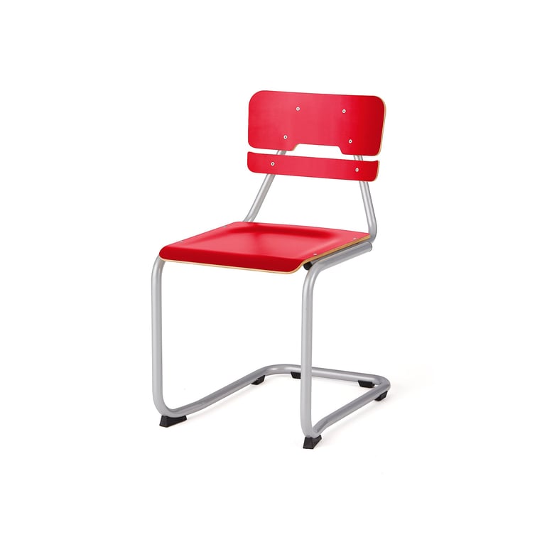 Stol LEGERE II, H 450 mm, rød | AJ Produkter