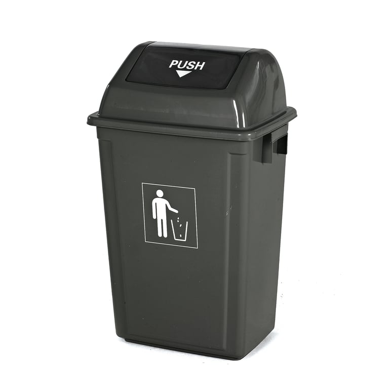 General waste swing bin, 750x455x320 mm, 60 L | AJ Products IE