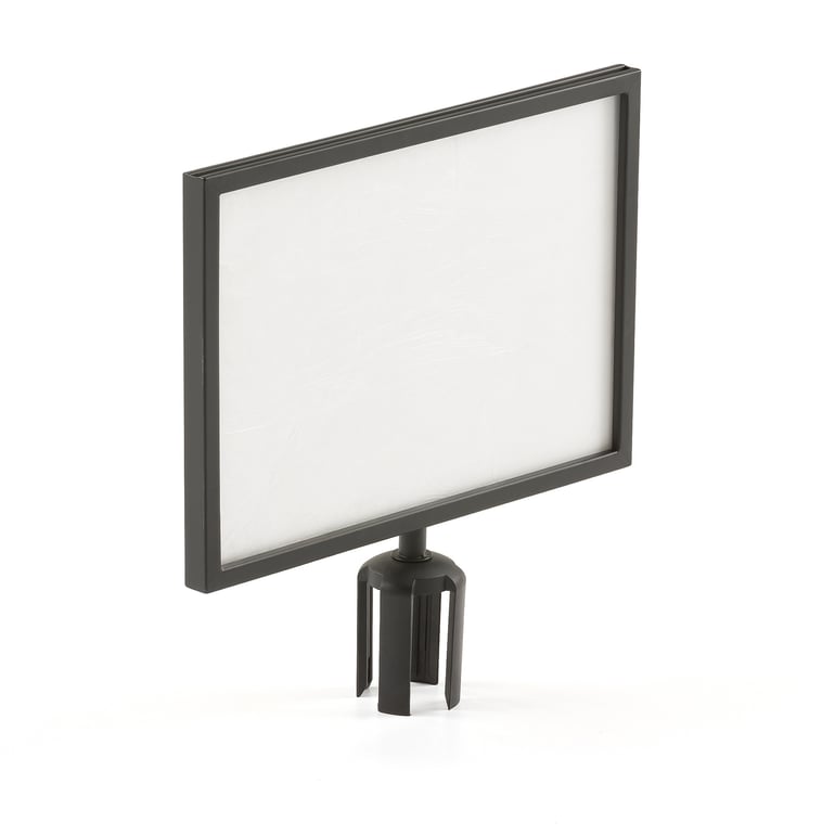 Levně Informační rámeček, A3 na šířku, černá
