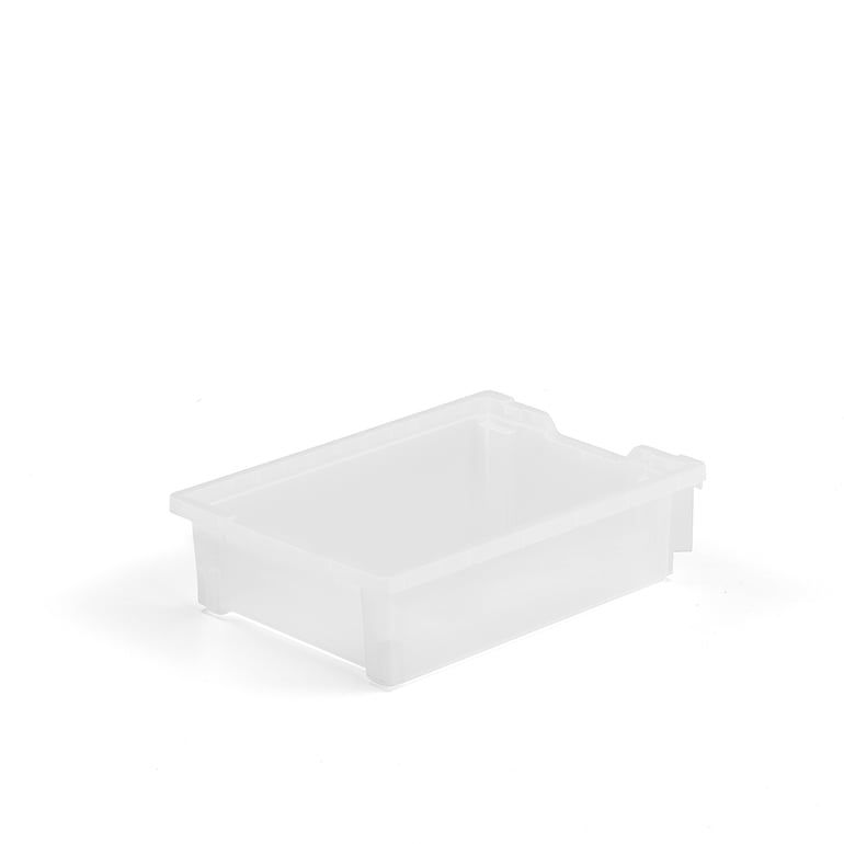 Levně Plastový box IDA, 427x312x75 mm, průhledný