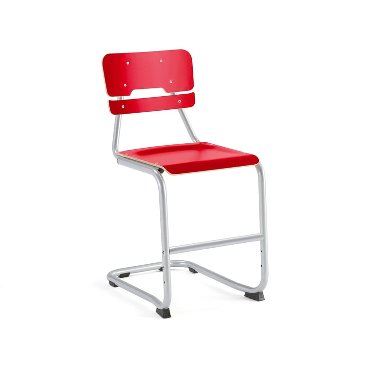 Stol LEGERE II, H 500 mm, rød | AJ Produkter