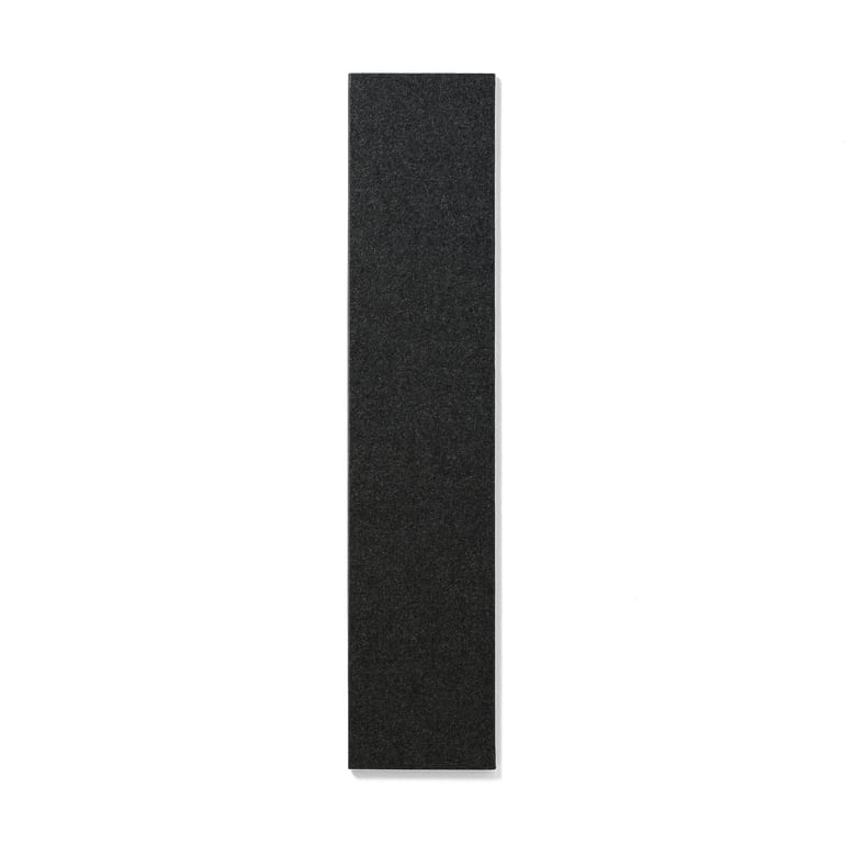 Levně Nástěnka AIR, 250x1190 mm, tmavě šedá