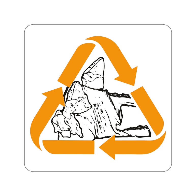 Levně Samolepicí značka - měkký plast
