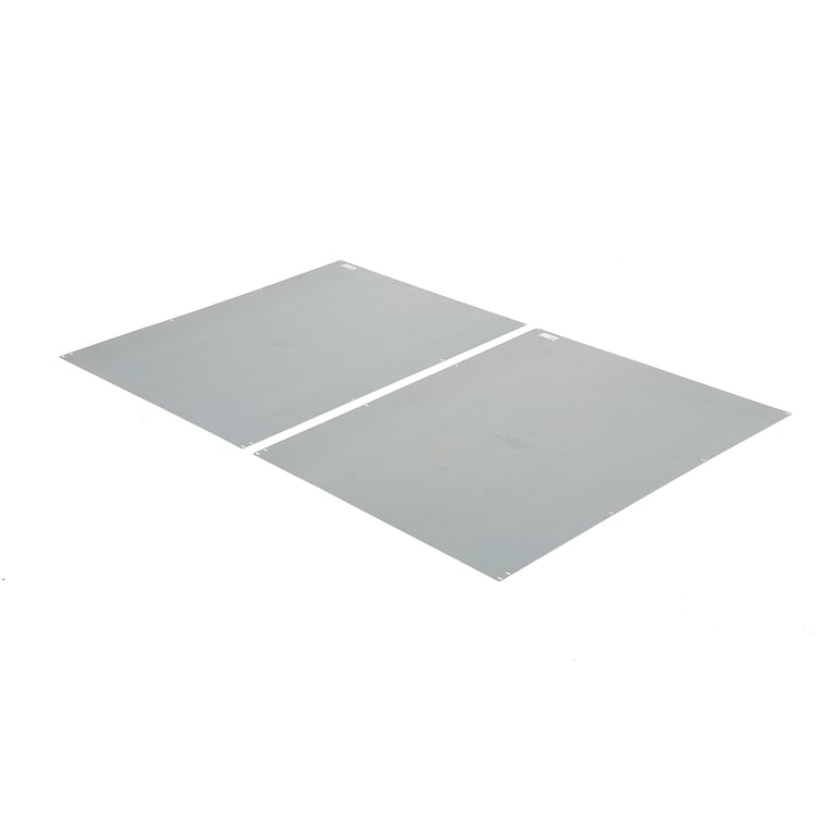 Levně Zadní stěna k regálu MIX s otevřenými rámy, 2500x1000 mm, pozink