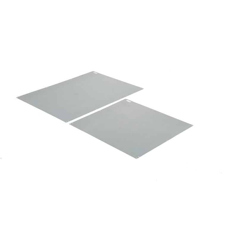 Levně Zadní stěna k regálu MIX s otevřenými rámy, 2100x1000 mm, pozink