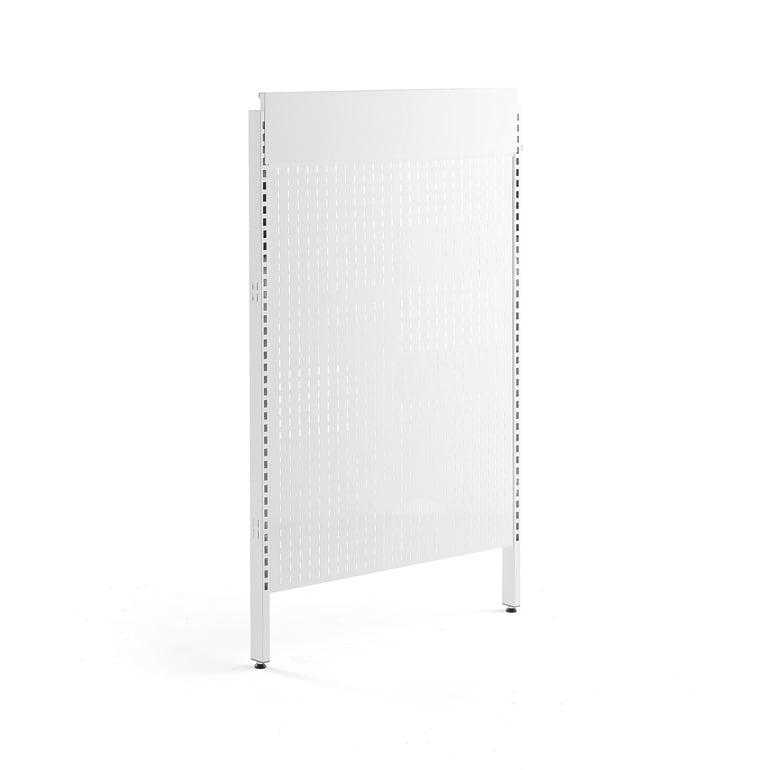 Side Panel In Store Side panel for floor standing retail shelving SHOP, 1500x900 mm, white ...