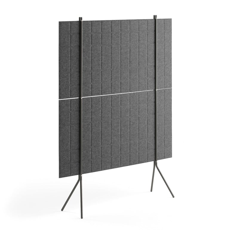 Levně Paraván SPLIT, 1200x1500 mm, tmavě šedý