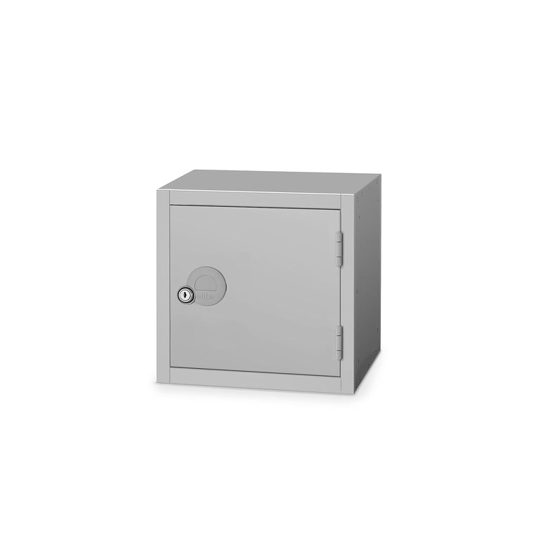 Cube locker, 300x300x300 mm, grey | AJ Products IE