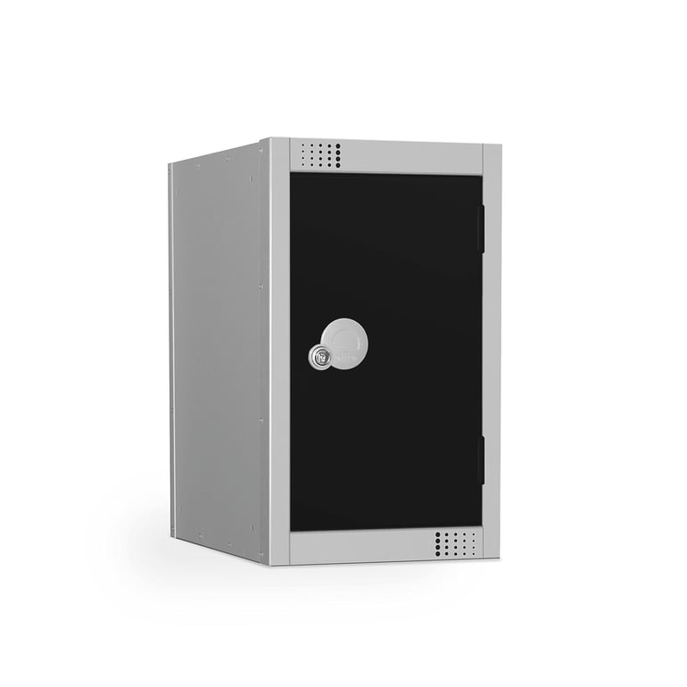 Quarto locker, 512x300x450 mm, black | AJ Products IE