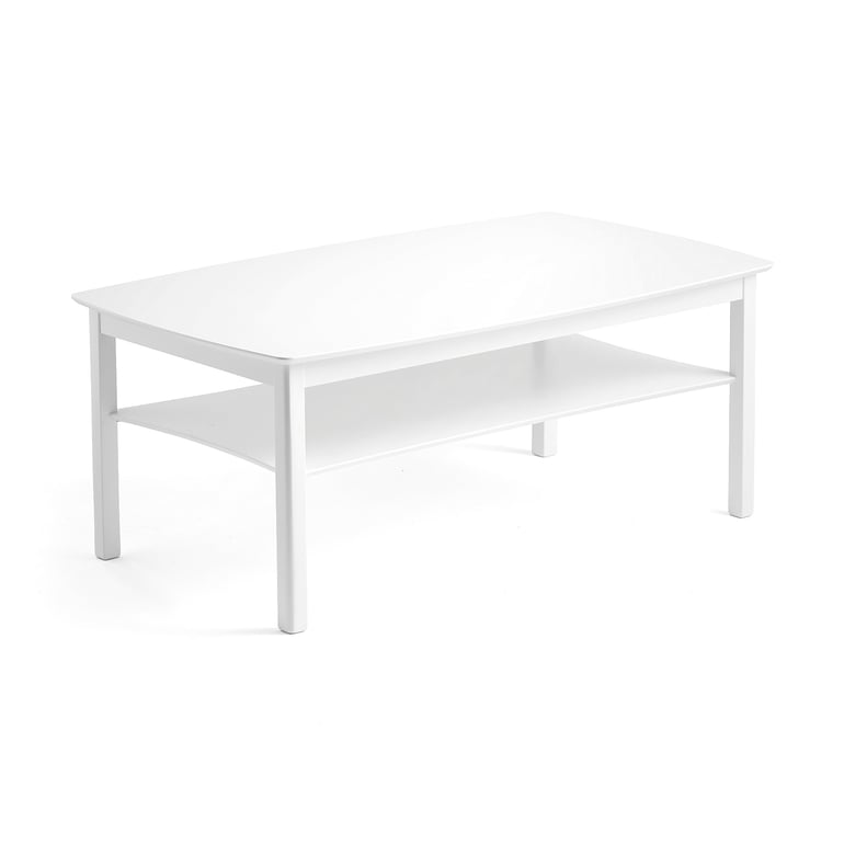 Levně Konferenční stolek MARATHON, 1350x800 mm, bílá