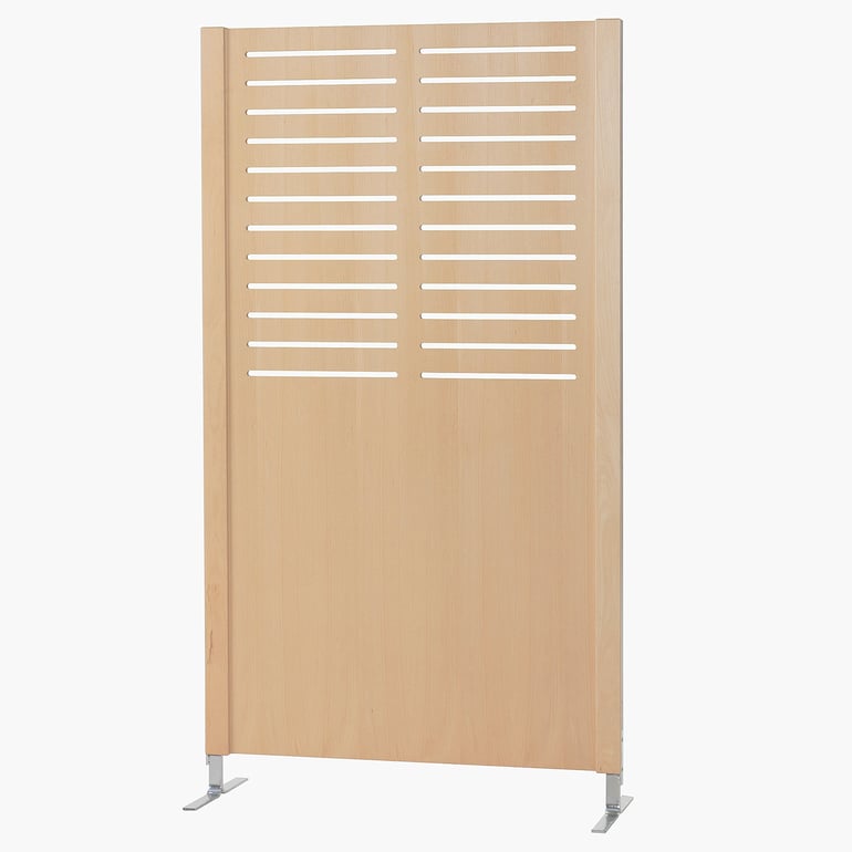 Levně Dřevěný paraván FREE, vzor pruh, 1720x940 mm, buk