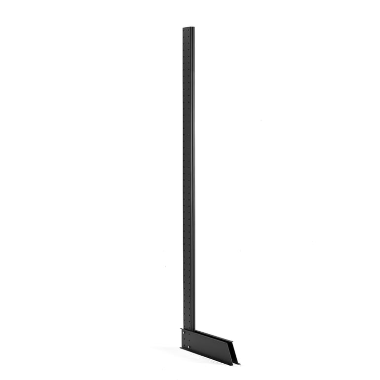 Levně Sloupek pro jednostranný konzolový a vertikální regál PLUS, vč. nohy, 2500 mm