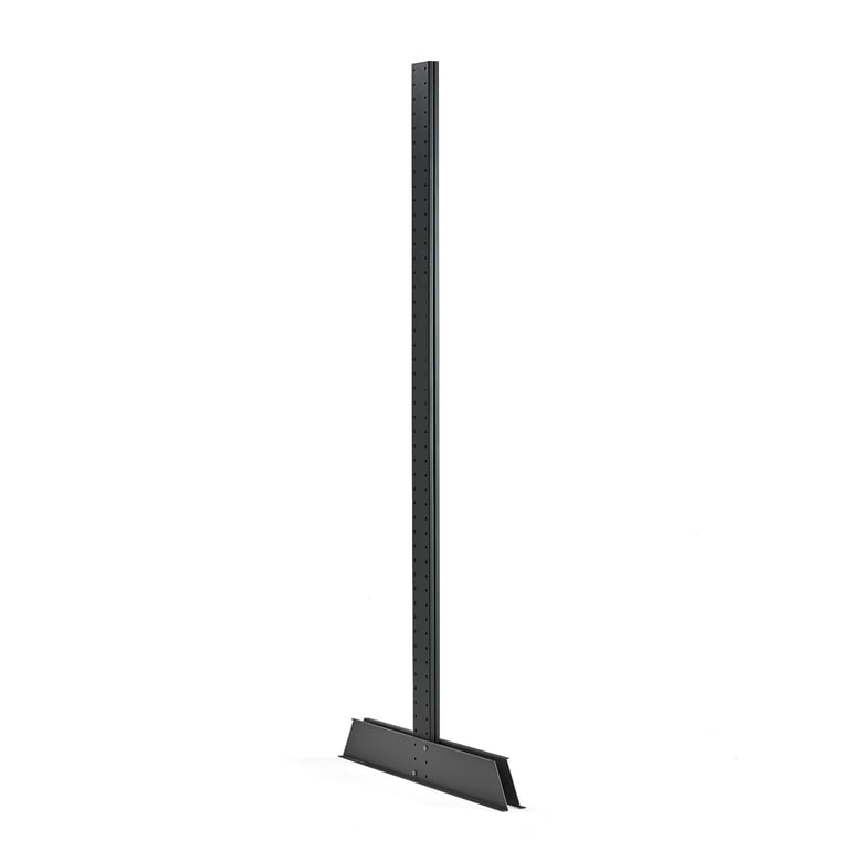 Levně Sloupek pro oboustranný konzolový a vertikální regál PLUS, vč. nohy, 2500 mm