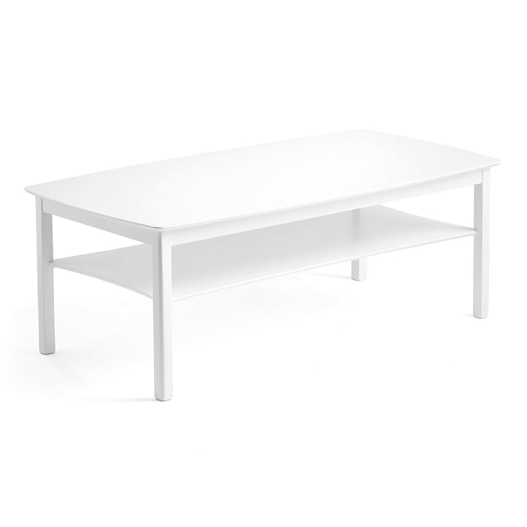Levně Konferenční stolek MARATHON, 1200x700 mm, bílá