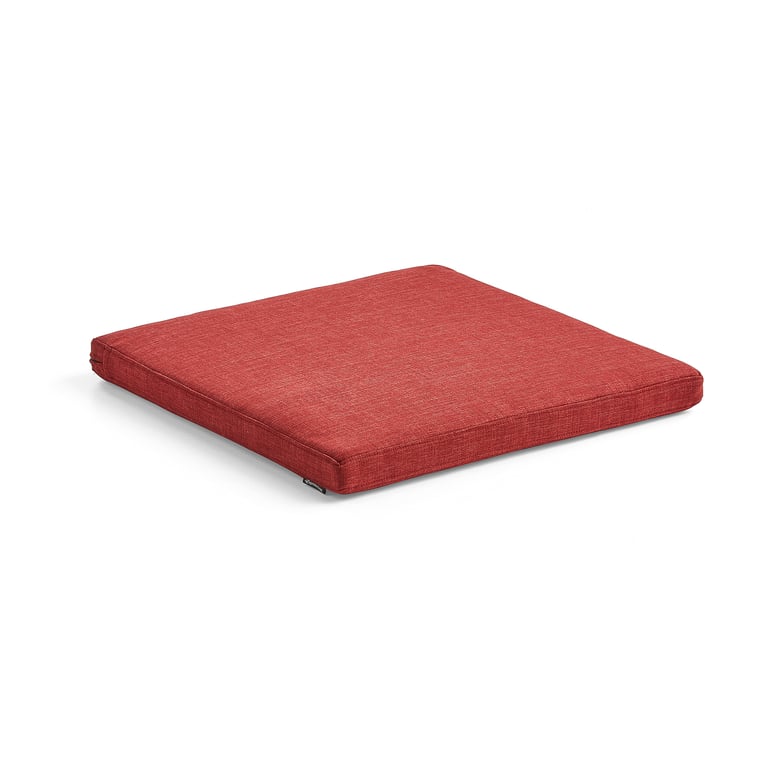 Seat cushion for stage module PERFORM, 600x600x50 mm, red | AJ Products UK