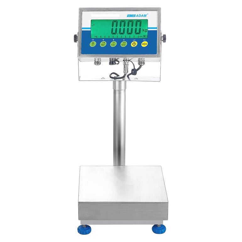 Wash-down scales, 8 kg load, 250x250 mm | AJ Products IE