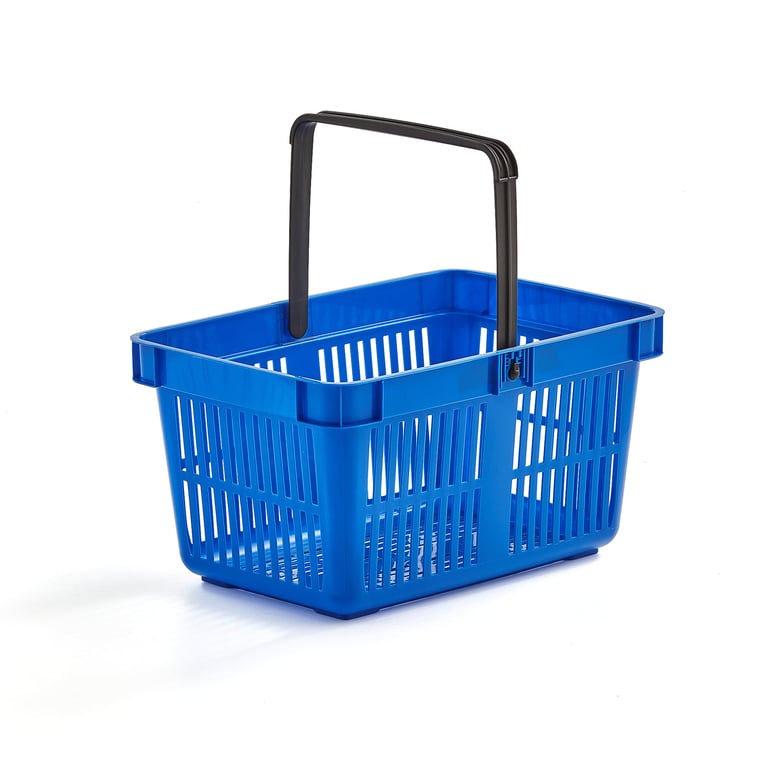 Levně Nákupní košík, 27 l, modrý