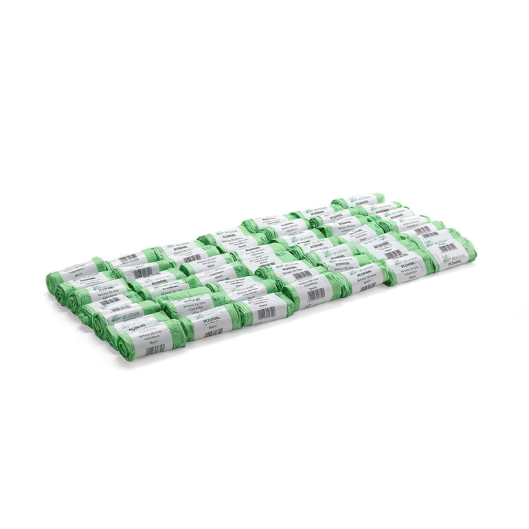 Levně Kompostovatelné pytle, 50 rolí (25 ks/role), 20 l