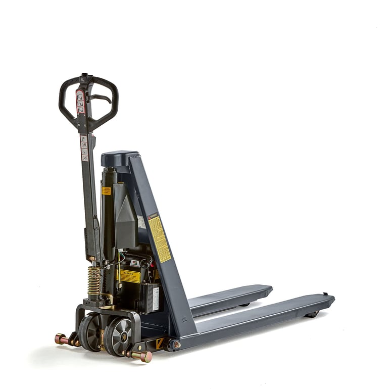 Elektrický paletový vozík s vysokým zdvihom, zdvih 1190 mm, nosnosť 1000 kg
