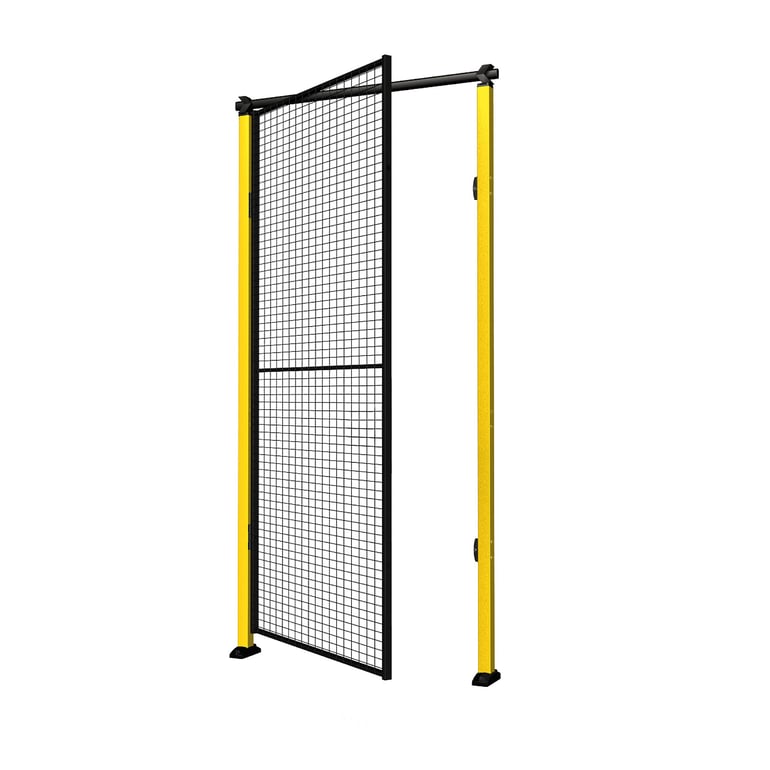 Dvere X-GUARD, vrátane stĺpikov a pletiva, s rámom, 2300x1500 mm