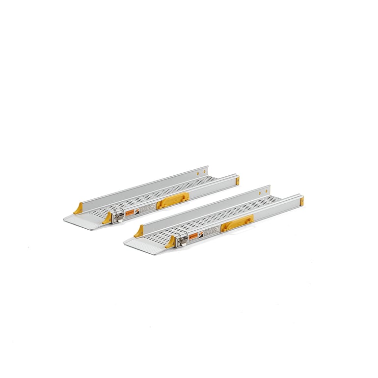 Levně Teleskopické nájezdové rampy, 205 kg/pár, 1500x200x50 mm
