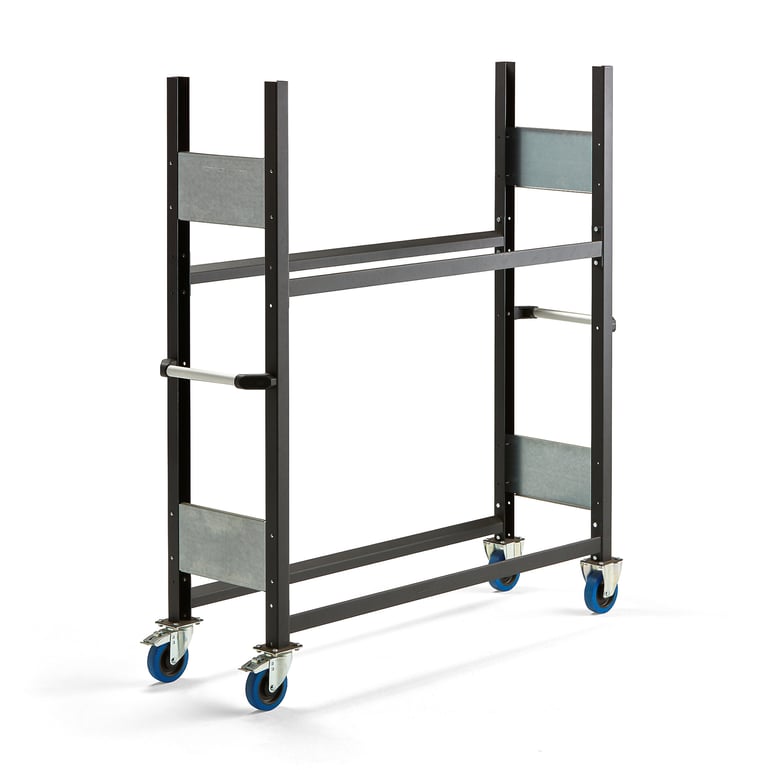Mobile tyre rack, 400 kg load, 1645x1550x475 mm | AJ Products IE
