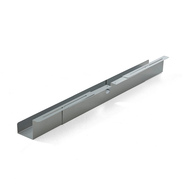 Levně Nastavitelný držák na kabely, 920-1500x120x115 mm, stříbrný
