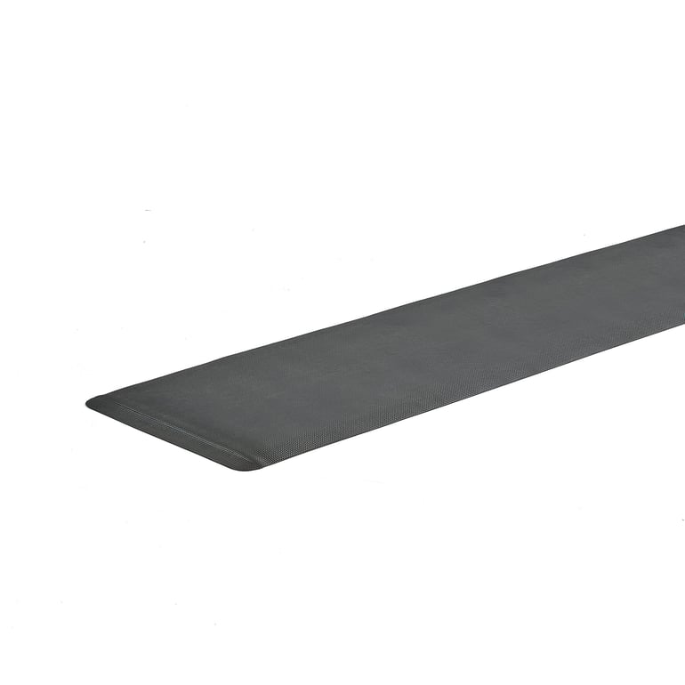 Priemyselná rohož pre zváračov SMITH, šírka 900 mm, vlastná dĺžka, čierna