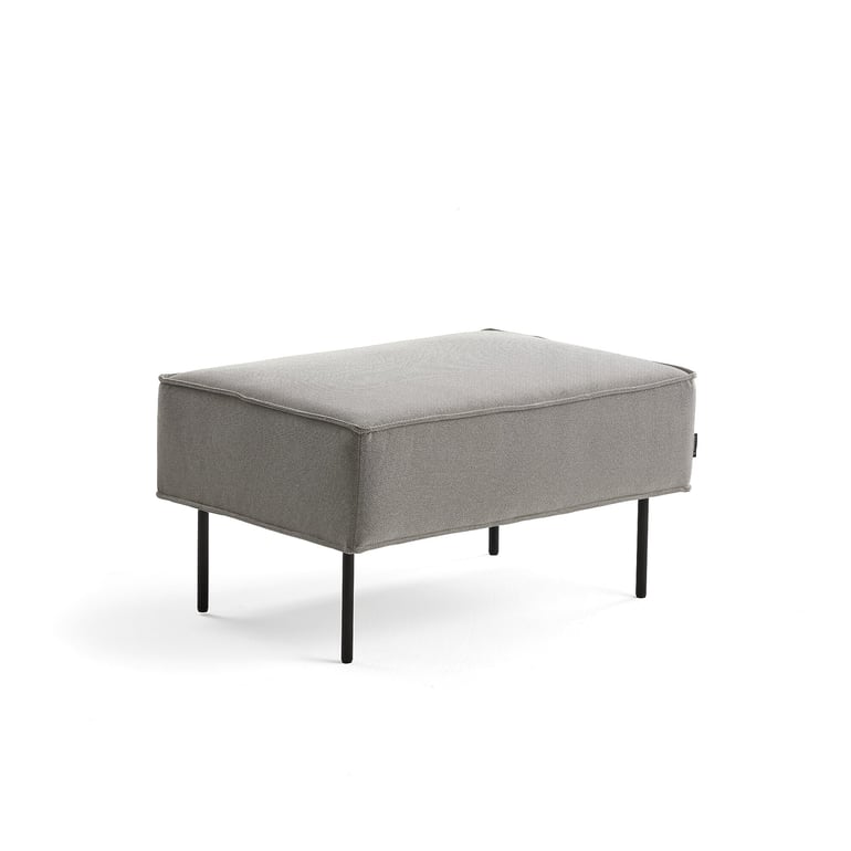 Levně Otoman COPENHAGEN PLUS, textilní potah, taupe