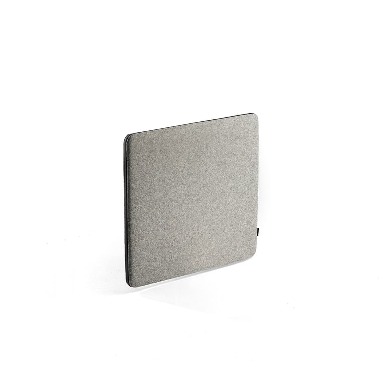 Screen Rivet Desk screen ZIP RIVET, 600x650 mm, silver grey with black zipper | AJ ...