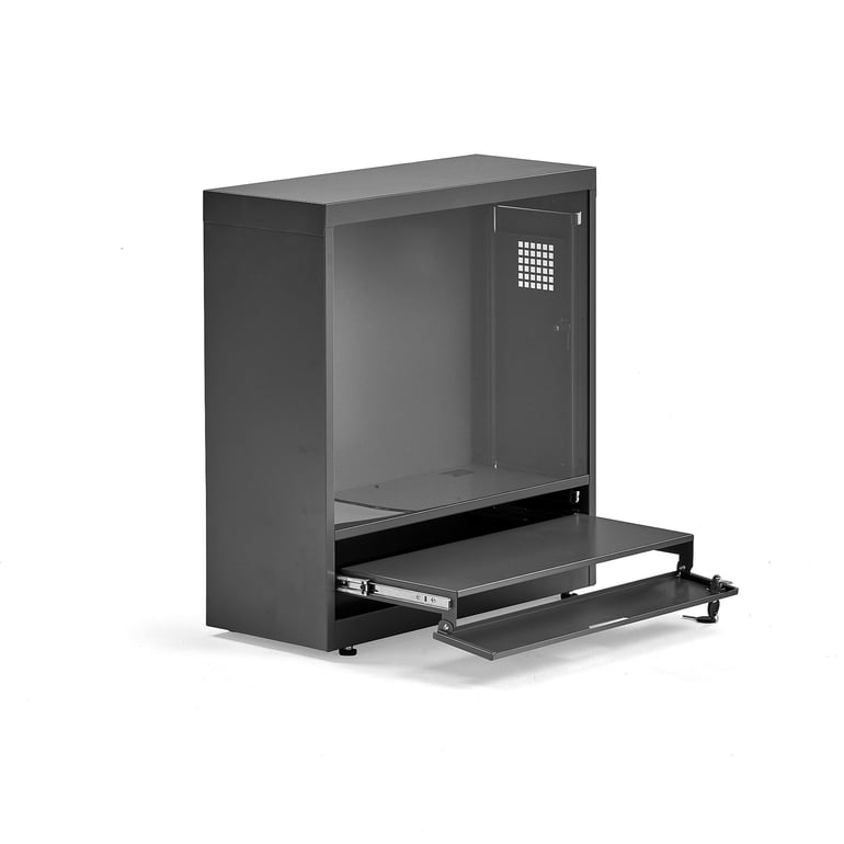 Levně Skříň na monitor a klávesnici WIRED, 730x700x300 mm