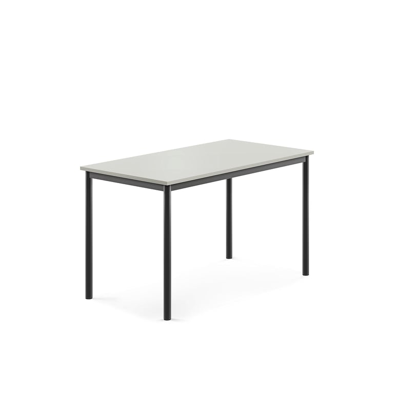 Levně Stůl SONITUS, 1200x700x720 mm, antracitově šedé nohy, HPL deska tlumící hluk, šedá