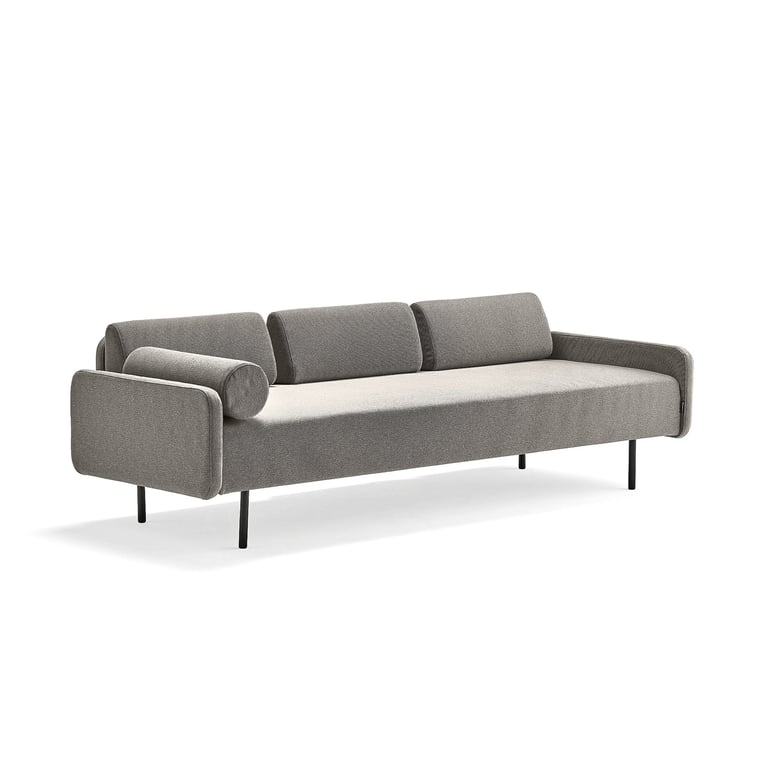 Levně Pohovka TRENDY, 3místná, textilní potah, taupe