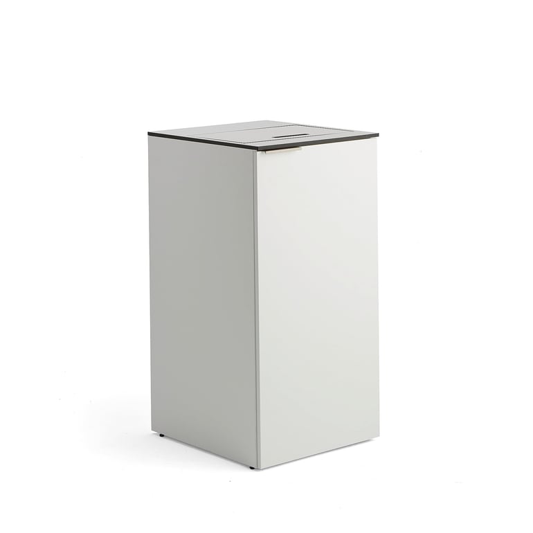 Levně Skříňka na tříděný odpad CELSIUS, bílá, 3x 21l nádoba + 3x 10l nádoba