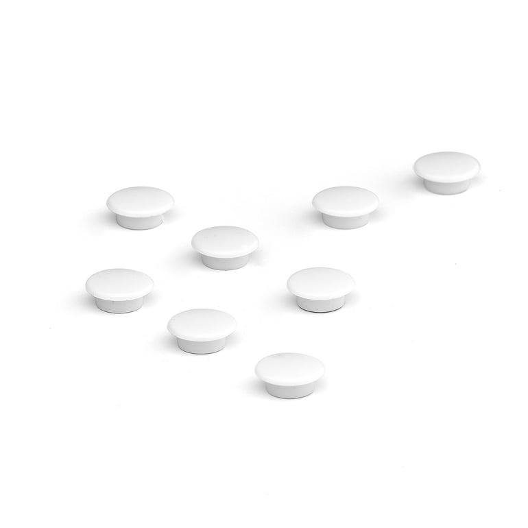 Levně Magnety, Ø 20 mm, bal. 8 ks, bílé