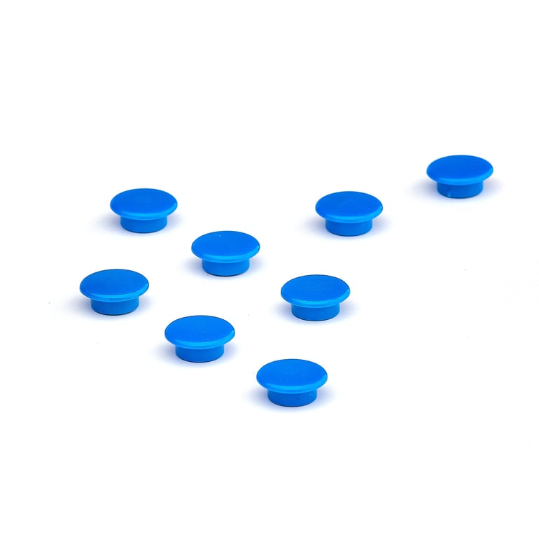 Levně Magnety, Ø 20 mm, bal. 8 ks, modré