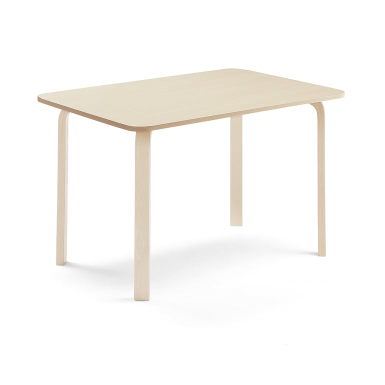 Levně Stůl ELTON, 1200x700x710 mm, bříza, akustická HPL deska, bříza