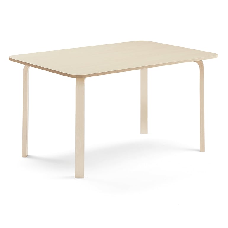 Levně Stůl ELTON, 1800x700x710 mm, bříza, akustická HPL deska, bříza