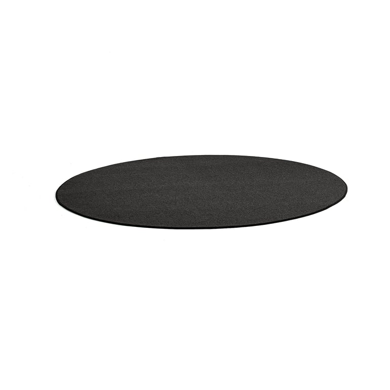 Levně Kulatý koberec ADAM, Ø 3000 mm, tmavě hnědá