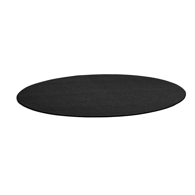 Levně Kulatý koberec ADAM, Ø 3500 mm, tmavě šedá