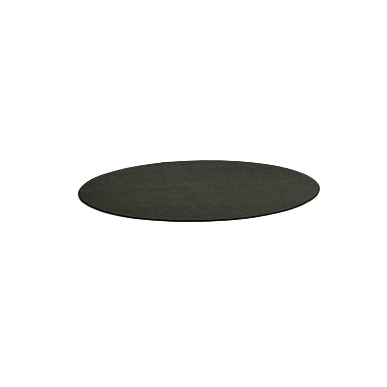 Levně Kulatý koberec ADAM, Ø 2500 mm, antracitově šedá