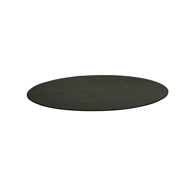 Levně Kulatý koberec ADAM, Ø 3000 mm, antracitově šedá