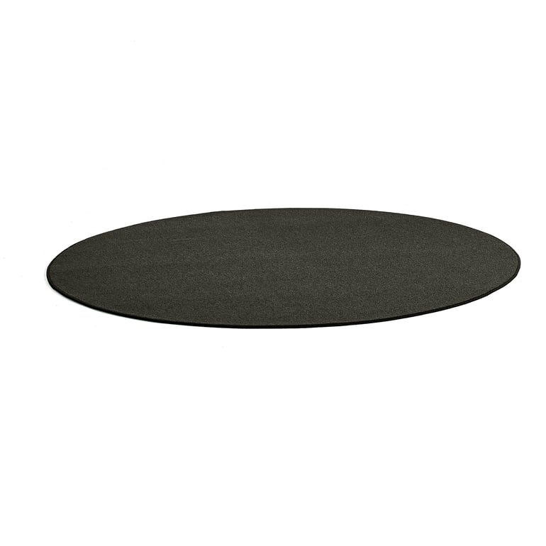 Levně Kulatý koberec ADAM, Ø 3500 mm, antracitově šedá
