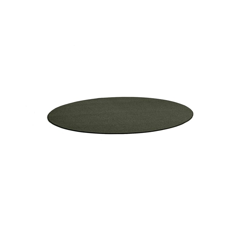Levně Kulatý koberec ADAM, Ø 2500 mm, mechově zelená
